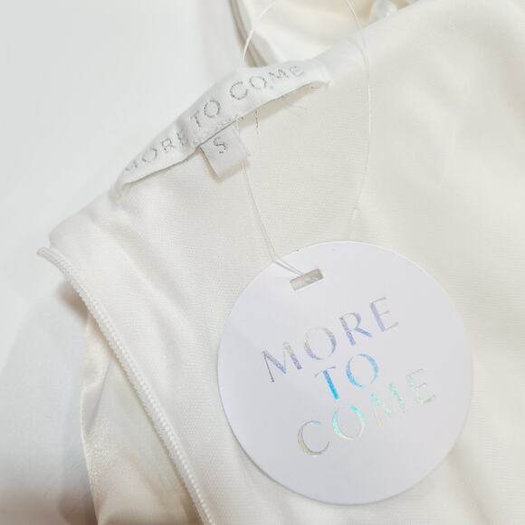 MORE TO COME Caira Ruffle Dress in White Small - Picture 9 of 12